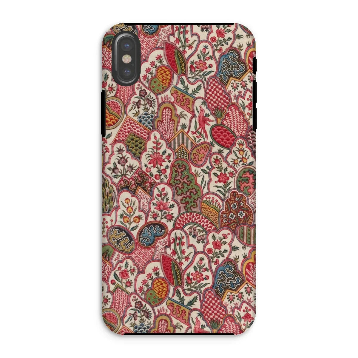 Oberkampf & Cie. Floral Fabric Art Iphone Case, Xs / Matte, Colorful Floral Patterned Phone Case Intricate Paisley Botanical