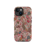 Oberkampf & Cie. Floral Fabric Art Phone Case Iphone 15 / Matte Floral Patterned Phone Case Sartorial Splendor, Pre-revolutionary France,