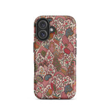 Oberkampf & Cie. Floral Fabric Art Phone Case Iphone 16 / Matte Floral Patterned Phone Case Sartorial Splendor, Pre-revolutionary France,
