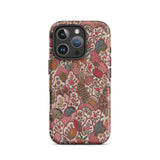 Oberkampf & Cie. Floral Fabric Art Phone Case Iphone 16 Pro / Matte Patterned Iphone Case Sartorial Splendor, Pre-revolutionary France,