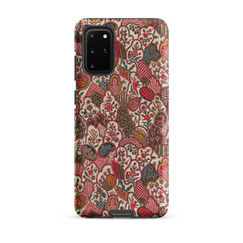 Oberkampf & Cie. Floral Fabric Art Samsung Case, Galaxy S20 Plus / Matte, Smartphone Case Colorful Intricate Floral Paisley Pattern