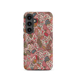Oberkampf & Cie. Floral Fabric Art Samsung Case, Galaxy S24 / Matte, Smartphone Case Colorful Intricate Floral Paisley Pattern