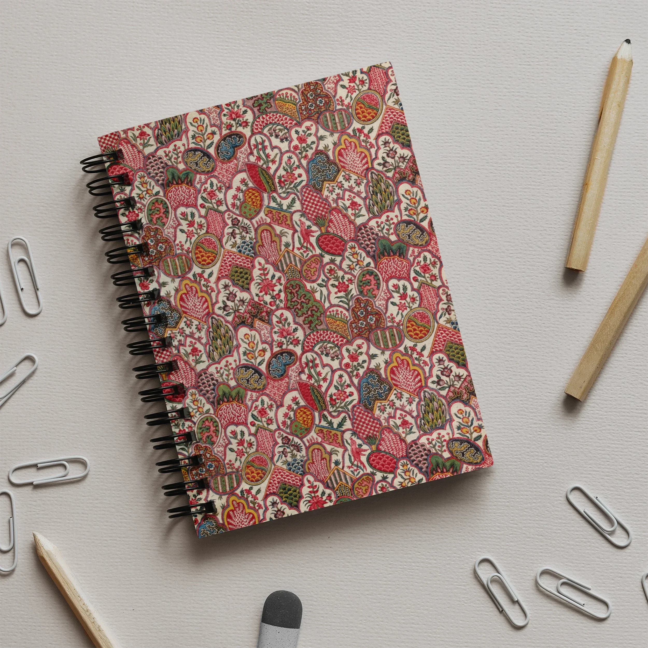 Oberkampf & Cie. Floral Pattern Art Notebook Notebooks Notepads