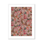 Oberkampf & Cie Floral Pattern Fabric Art Print