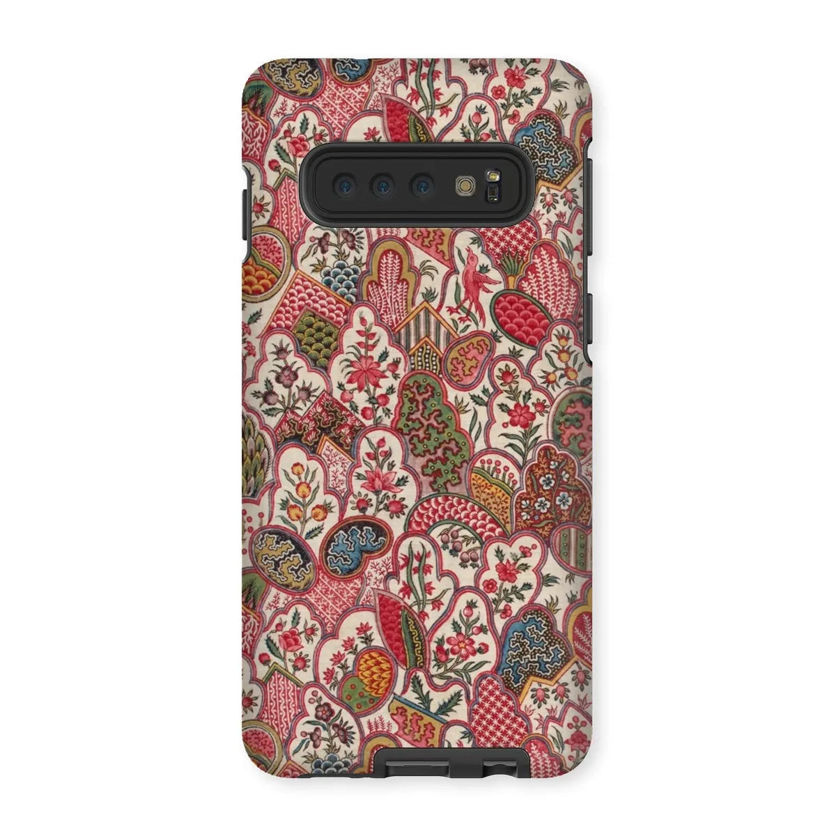 Oberkampf & Cie. Vintage Pattern Fabric - Art Phone Case - Samsung Galaxy S10 / Matte - Mobile Phone Cases - Aesthetic