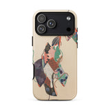 Obi Sashes - Kamisaka Sekka Phone Case Iphone 17 Pro Max / Matte Beige Phone Case Vibrant Patchwork-style Illustration Traditional Japanese