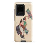 Obi Sashes - Kamisaka Sekka Phone Case Samsung Galaxy S20 Ultra / Matte Beige Phone Case Vibrant Patchwork-style Illustration Traditional