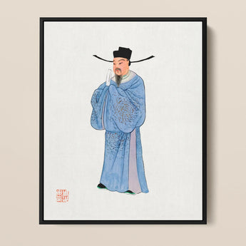 Officieel - Qing Dynasty Fashion Art Print / Canvas, 11x14’’ / 28x36cm / Zwart frame, Posters Prints & Visual Artwork, Toby Leon