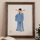 Official - Qing Dynasty Fashion Art Print Posters Prints & Visual Artwork