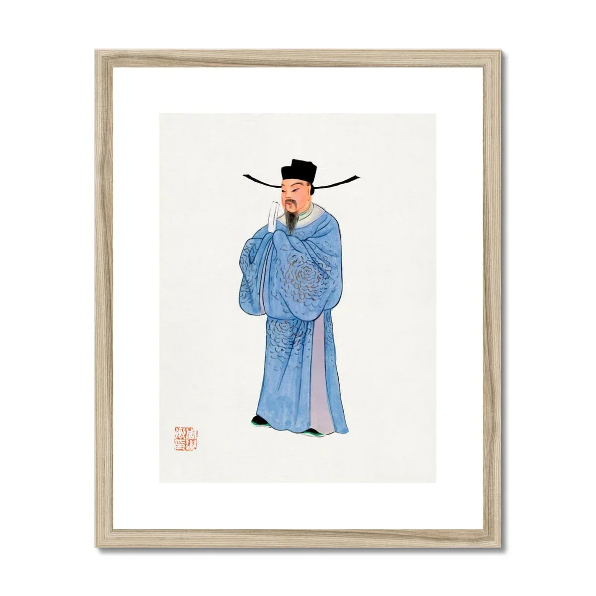 Official - Qing Dynasty Fashion Art Print Posters Prints & Visual Artwork