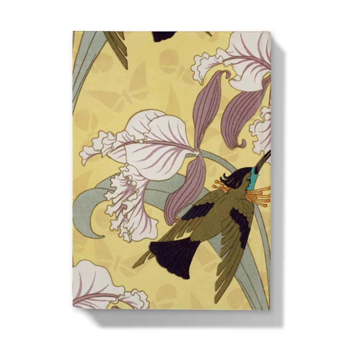 Oiseaux-mouches Et Orchidées By Maurice Pillard Verneuil Hardback Journal - Notebooks & Notepads - Aesthetic Art