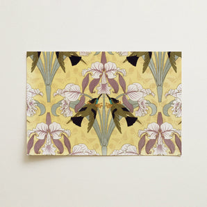 Oiseaux-mouches et Orchidées - Maurice Pillard Verneuil Print / Canvas, 18x12’’ / 46x31cm / Art / Unframed / no Border, Posters Prints &