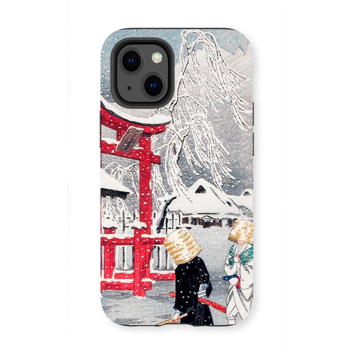 Okabe in Snow - Hiroaki Takahashi Iphone Case - 13 Mini / Matte