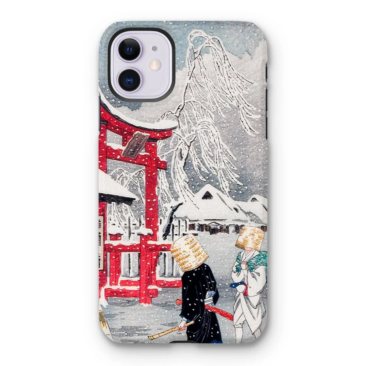 Okabe in Snow - Hiroaki Takahashi Iphone Case - 11 / Matte