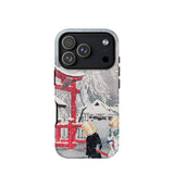 Okabe in Snow - Hiroaki Takahashi Phone Case Iphone 17 Pro / Matte Iphone 12 Pro Max Case Japanese Torii Gate Hiroaki Takahashi, Silken