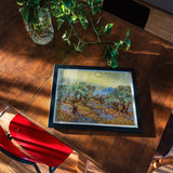 Olive Trees too - Vincent Van Gogh Art Print / Canvas Framed Gogh Print Olive Trees Yellow Sun Vincent Gogh, Sun-drenched Provençal Groves,