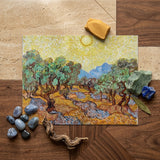Olive Trees too - Vincent Van Gogh Art Print / Canvas Rectangular Print Vincent Gogh’s Olive Trees Vibrant Gogh, Sun-drenched Provençal