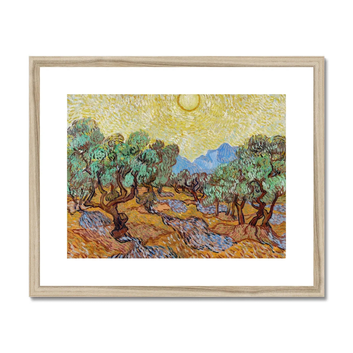 Olive Trees too - Vincent Van Gogh Art Print