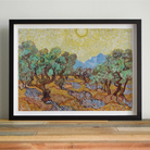 Olive Trees too - Vincent Van Gogh Art Print Posters Prints & Visual Artwork