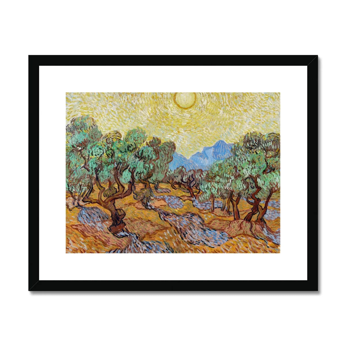 Olive Trees too - Vincent Van Gogh Art Print