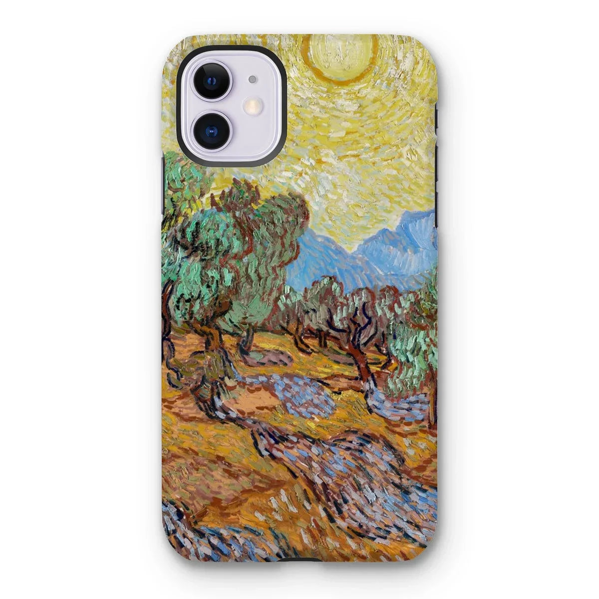 Olive Trees too - Vincent Van Gogh Iphone Case, 11 / Matte, Iphone Case Gogh-style Landscape Painting Olive Trees