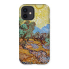 Olive Trees too - Vincent Van Gogh Iphone Case, 12 / Matte, Phone Case Gogh-style Landscape Painting Olive Trees