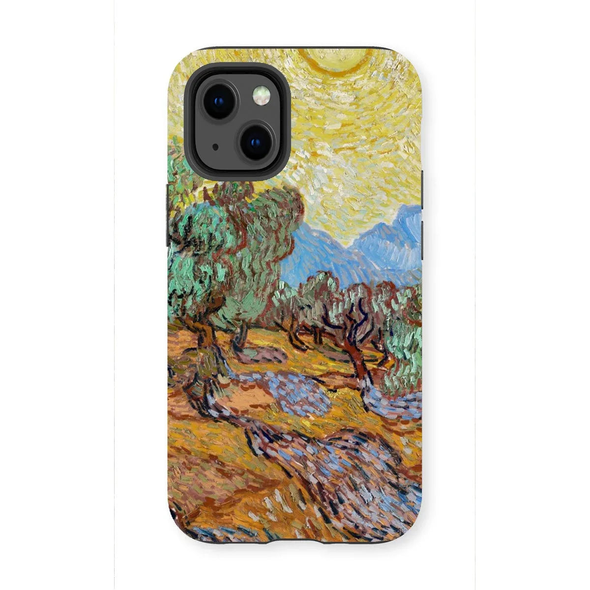 Olive Trees too - Vincent Van Gogh Iphone Case, 13 Mini / Matte, Phone Case Gogh-style Landscape Painting Olive Trees