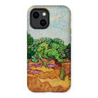 Olive Trees - Vincent Van Gogh Iphone Case, 14 Plus / Matte, Phone Case Gogh-style Painting Olive Trees