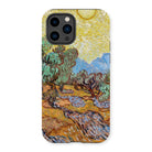 Olive Trees too - Vincent Van Gogh Iphone Case, 14 Pro / Matte, Iphone Case Gogh-style Landscape Painting Olive Trees