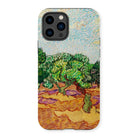 Olive Trees - Vincent Van Gogh Iphone Case, 14 Pro / Matte, Iphone Case Gogh-style Painting Olive Trees