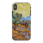 Olive Trees too - Vincent Van Gogh Iphone Case, Xs / Matte, Phone Case Gogh-style Landscape Painting Olive Trees