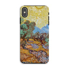 Olive Trees too - Vincent Van Gogh Iphone Case, Xs Max / Matte, Phone Case Gogh-style Landscape Painting Olive Trees