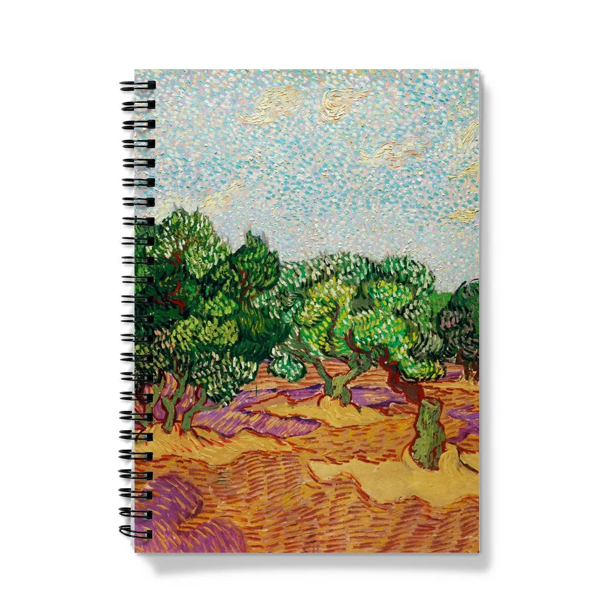 Olive Trees - Vincent Van Gogh Notebook A5 / Graph Notebooks & Notepads