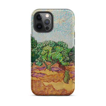 Olive Trees - Vincent Van Gogh Phone Case Iphone 12 Pro Max / Matte Gogh Olive Trees Phone Case Vincent Gogh, Provence’s Sun-drenched