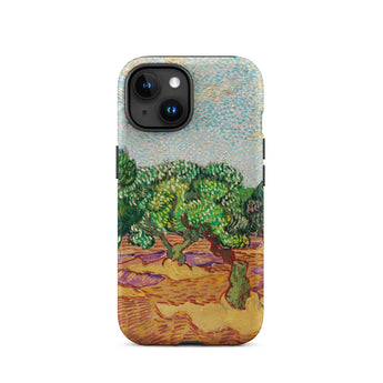 Olive Trees - Vincent Van Gogh Phone Case Iphone 15 / Matte Phone Case Gogh Painting Vincent Gogh, Provence’s Sun-drenched Groves,