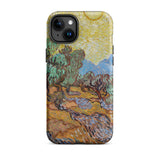 Olive Trees too - Vincent Van Gogh Phone Case Iphone 15 Plus / Matte Phone Case Gogh’s Olive Trees’ Vincent Gogh, Trees, Tormented