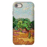 Olive Trees - Vincent Van Gogh Phone Case Iphone 8 / Matte Phone Case Gogh-style Painting Olive Trees Field Vincent Gogh, Provence’s