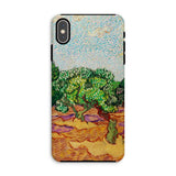 Olive Trees - Vincent Van Gogh Phone Case Iphone Xs Max / Matte Phone Case Gogh-style Painting Olive Trees Vincent Gogh, Provence’s