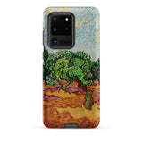 Olive Trees - Vincent Van Gogh Phone Case Samsung Galaxy S20 Ultra / Matte Rugged Phone Case Vibrant Textured Reproduction Vincent Gogh,