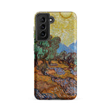 Olive Trees too - Vincent Van Gogh Phone Case Samsung Galaxy S21 Fe / Matte Phone Case Vincent Gogh’s Starry Night Rhône Gogh, Olive Trees,
