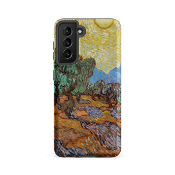 Olive Trees too - Vincent Van Gogh Phone Case Samsung Galaxy S21 Fe / Matte Phone Case Vincent Gogh’s Starry Night Rhône Gogh, Olive Trees,