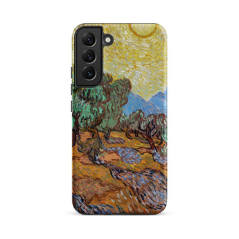 Olive Trees too - Vincent Van Gogh Phone Case Samsung Galaxy S22 Plus / Matte Phone Case Vincent Gogh’s Olive Trees Yellow Gogh, Trees,