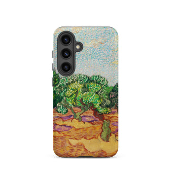 Olive Trees - Vincent Van Gogh Phone Case Samsung Galaxy S24 / Matte Phone Case Vibrant Textured Print Vincent Gogh’s Gogh, Provence’s