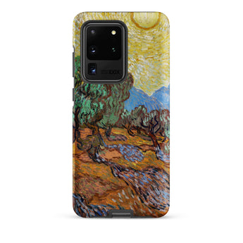 Olive Trees too - Vincent Van Gogh Samsung Case, Galaxy S20 Ultra / Matte, Smartphone Case Gogh-style Painting Olive Grove Yellow