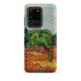Olive Trees - Vincent Van Gogh Samsung Case, Galaxy S20 Ultra / Matte, Smartphone Case Vibrant Impressionistic Landscape Painting Olive