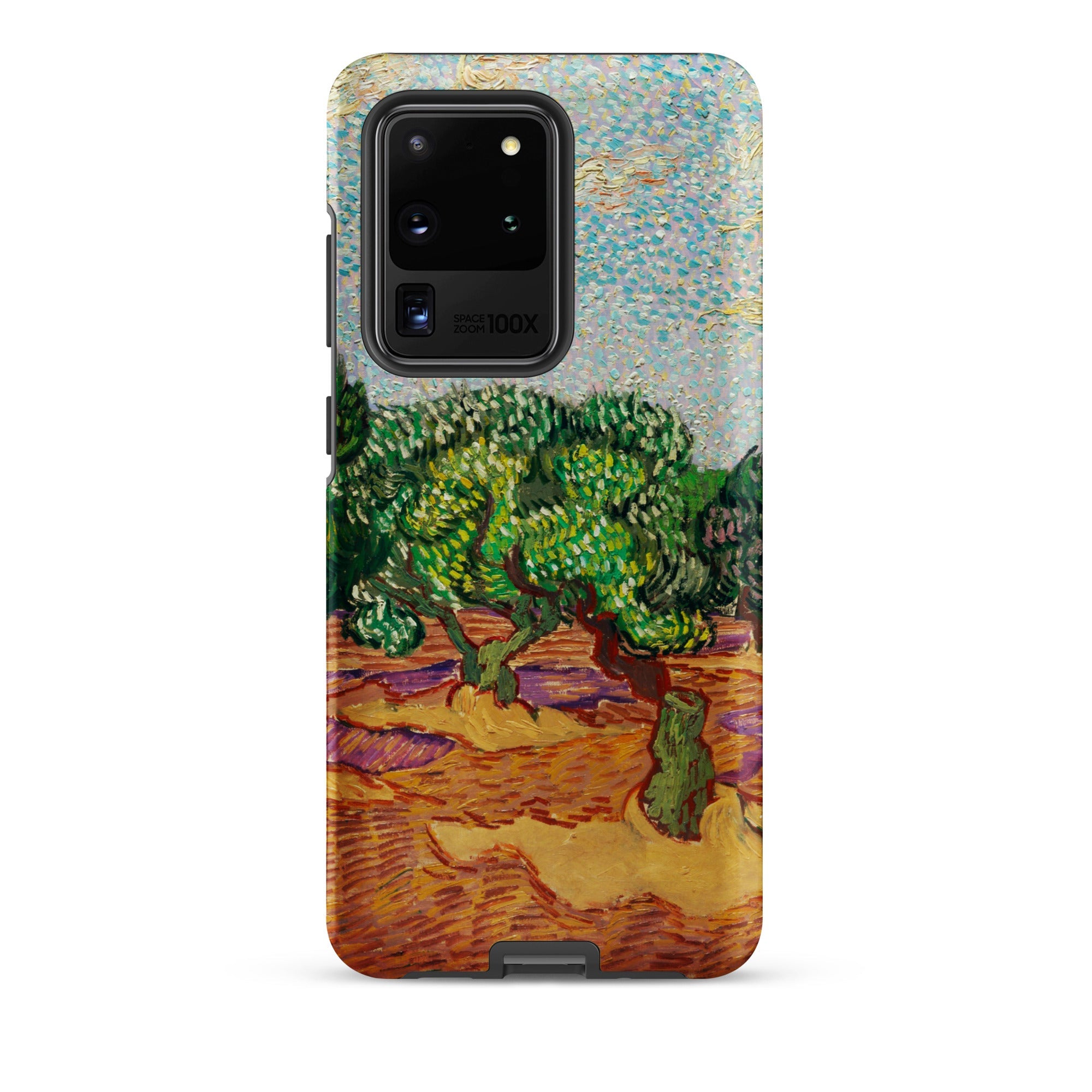 Olive Trees Vincent Van Gogh Samsung Case, Galaxy S20 Ultra / Matte, Smartphone Case Vibrant Impressionistic Landscape Painting Olive Trees