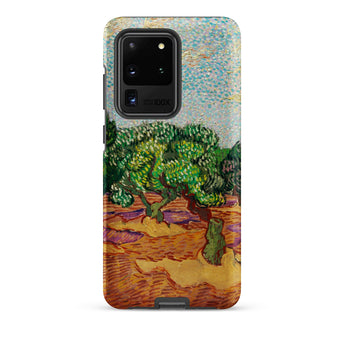 Olive Trees - Vincent Van Gogh Samsung Case, Galaxy S20 Ultra / Matte, Smartphone Case Vibrant Impressionistic Landscape Painting Olive