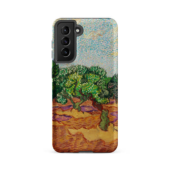Olive Trees - Vincent Van Gogh Samsung Case, Galaxy S21 Fe / Matte, Phone Case Gogh-style Painting Olive Grove