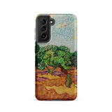 Olive Trees - Vincent Van Gogh Samsung Case, Galaxy S21 / Matte, Smartphone Case Impressionistic Landscape Painting