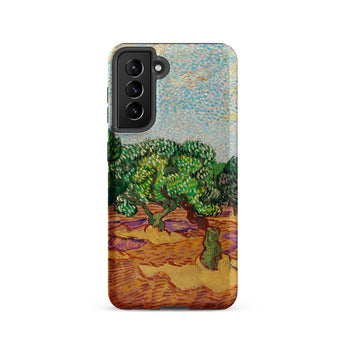 Olive Trees - Vincent Van Gogh Samsung Case, Galaxy S21 / Matte, Smartphone Case Impressionistic Landscape Painting